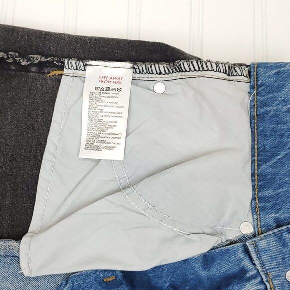 BDG Urban Outfitters High Rise Splice Pax Denim Shorts I-0217a11 - Picture 12 of 12